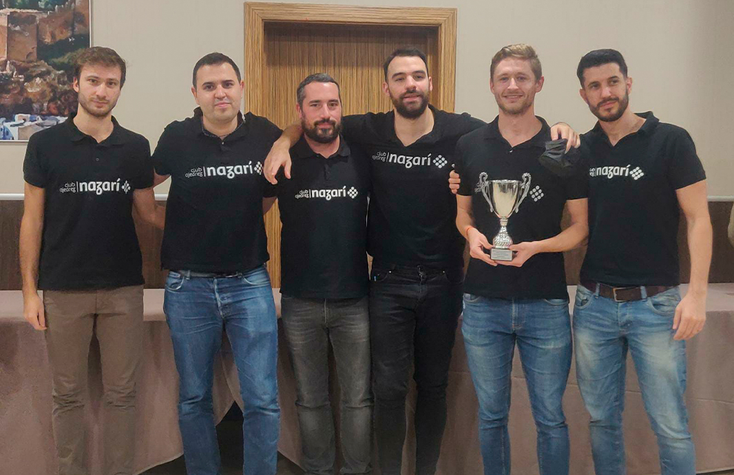 Club Ajedrez Nazarí Subcampeón Andalucía por equipos 2021